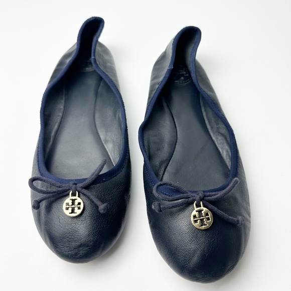 TORY BURCH CHELSEA BALLET FLATS - Picture 1 of 4